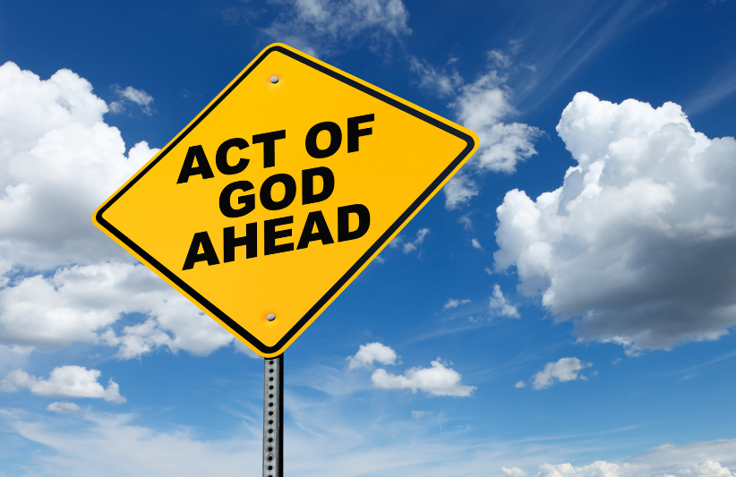Act of God sign