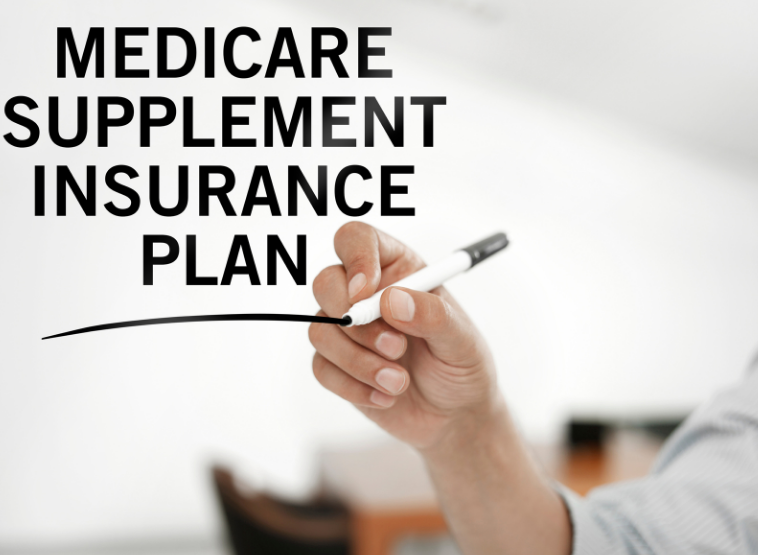 Displays the words Medicare Supplement Insurance Plan